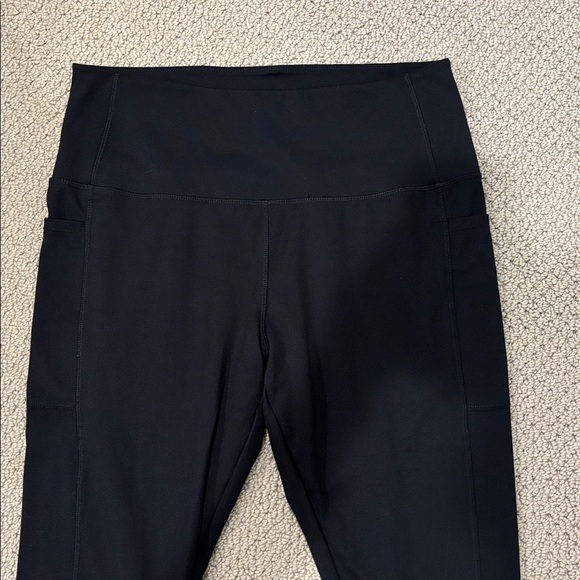 Danskin Womens Black Leggings with Pockets XL - Picture 3 of 9